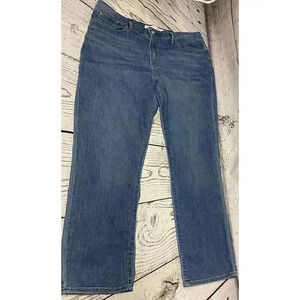 Levi Strauss signature Mid Rise Slim Women’s Jean Size 16S W-33 L 28‎